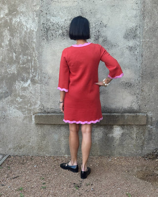 Scalloped Sweater Dress - Annie Jack TX