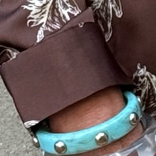 The Indie Studded Bangle Bracelet