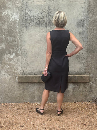 Midnight Black Western Dress - Annie Jack TX