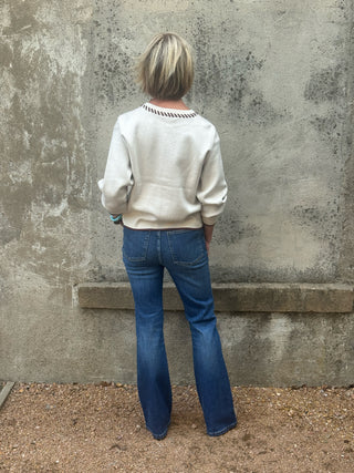 back view of Judy Blue western jean