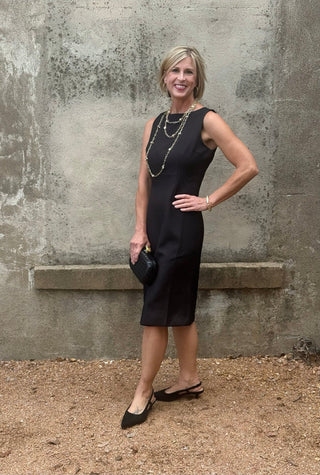 Midnight Black Western Dress - Annie Jack TX