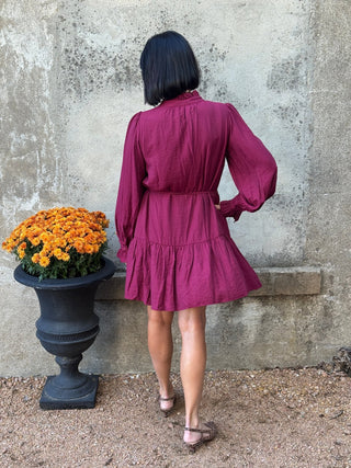 Long Puff Sleeve Dress - Annie Jack TX