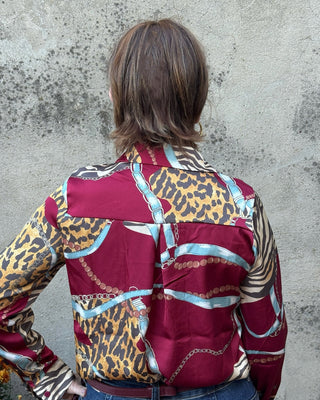 Bold Abstract Long Sleeve Top - Annie Jack TX