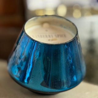 Mercury Glass 7" Christmas Tree Candle - Annie Jack TX