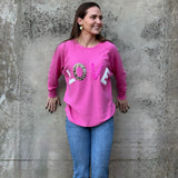 Love Pop-Up Letter Lightweight Sweater