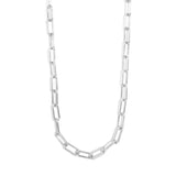 Large Paperclip Link Long Necklace