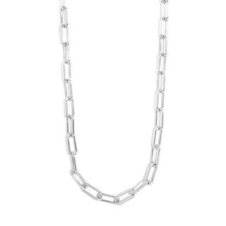 Large Paperclip Link Long Necklace - Annie Jack TX