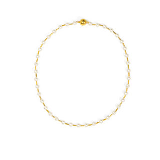 Pearl Bead Magnet Short Necklace - Annie Jack TX