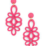 Resin Blooming Flower Drop Earring  E2690 - Annie Jack TX