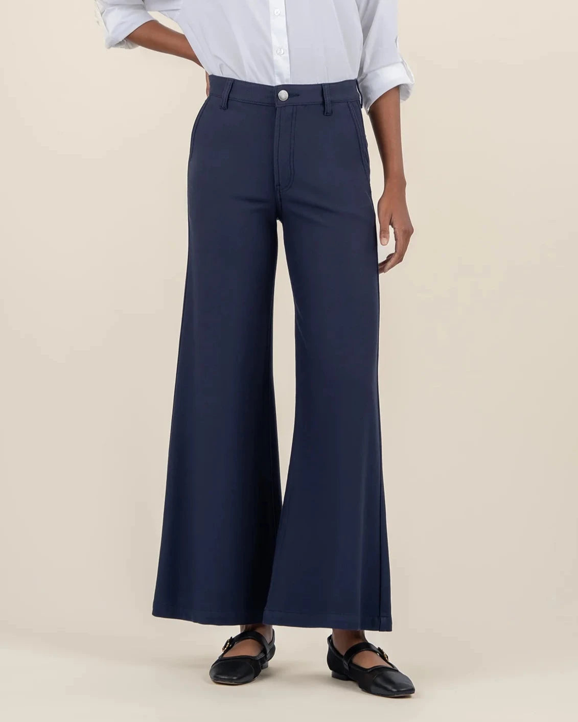 Meg Wide Leg Trouser - Annie Jack TX