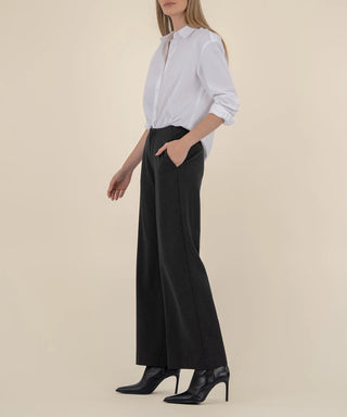 Meg Ponti High Rise Wide Leg Trouser - Annie Jack TX