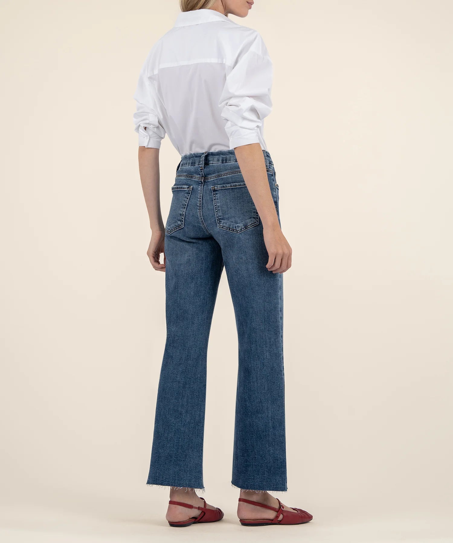 Meg High Rise Wide Leg Jean - Annie Jack TX