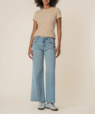 Meg High Rise Wide Leg, Long - Annie Jack TX