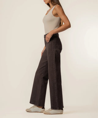 Kut from the Kloth Meg High Rise Wide Leg-Brown - Annie Jack TX