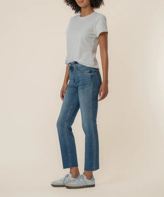 Rachael High Rise Fab Ab Mom Raw Hem - Annie Jack TX