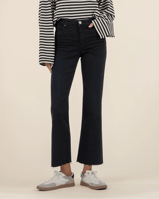 Kelsey High Rise Fab Ab Ankle Flare Raw Hem - Annie Jack TX