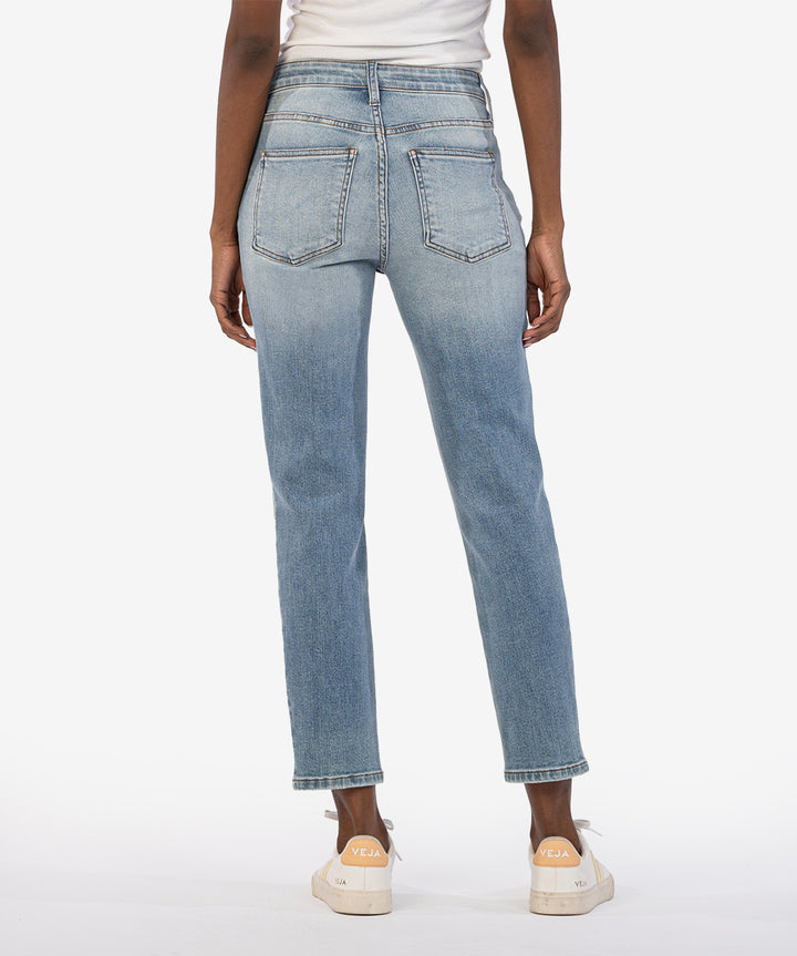 Rachael High Rise Fab AB Mom Regular hem - Annie Jack TX