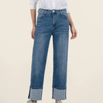 Sienna High Rise Wide Leg Jean - Annie Jack TX