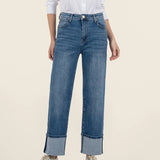 Sienna High Rise Wide Leg Jean - Annie Jack TX