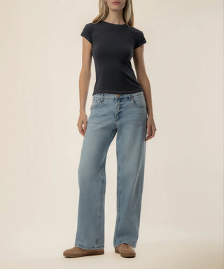 Selena Baggy Low Rise Straight Leg - Annie Jack TX