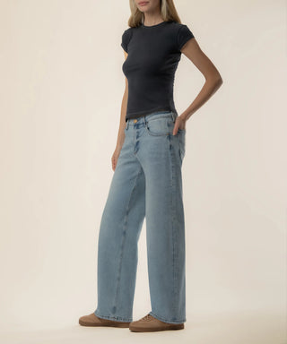 Selena Baggy Low Rise Straight Leg - Annie Jack TX