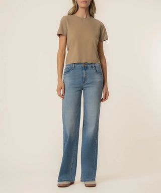 Jean High Rise Wide Leg Clean Hem - Annie Jack TX