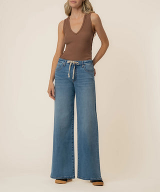 Maya High Rise Regular Hem With Drawcord - Annie Jack TX