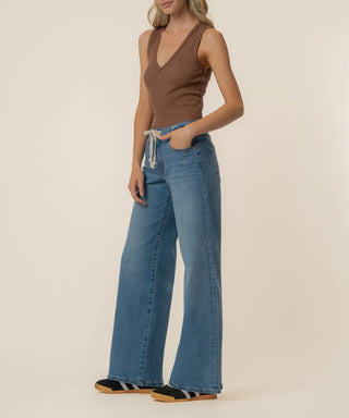 Maya High Rise Regular Hem With Drawcord - Annie Jack TX