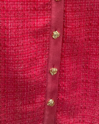 Tweed Button Down Top - Annie Jack TX