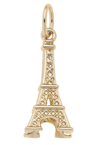 Eiffel Tower Charm in Shiny Gold - Annie Jack TX