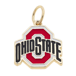 Ohio State Buckeyes Enamel Logo Charm - Annie Jack TX