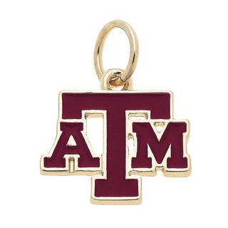 CANVAS STYLE   Texas A&M Aggies Enamel Logo Charm - Annie Jack TX
