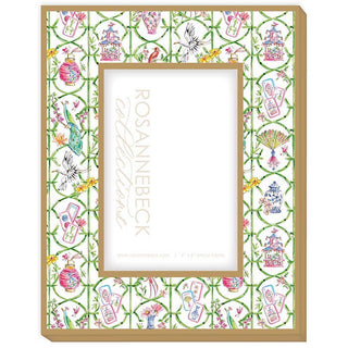 Mahjong Icons Bamboo Trellis Frame - Annie Jack TX