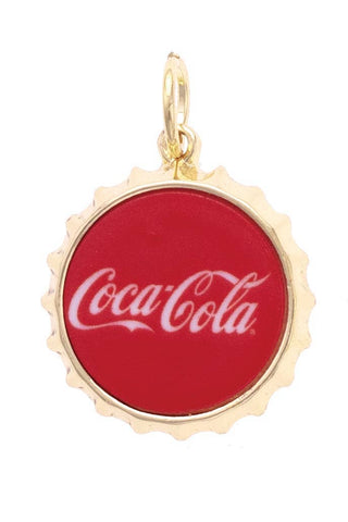 Coca Cola Bottle Cap Charm - Annie Jack TX
