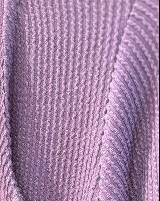 Purple Button Down Textured Top - Annie Jack TX