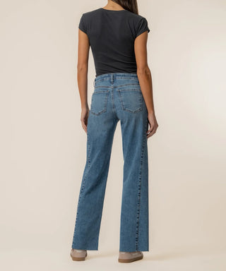 Charlotte high Rise Wide Leg Inset Jean - Annie Jack TX