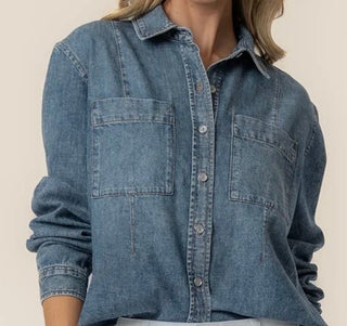 Harley Denim Top - Annie Jack TX