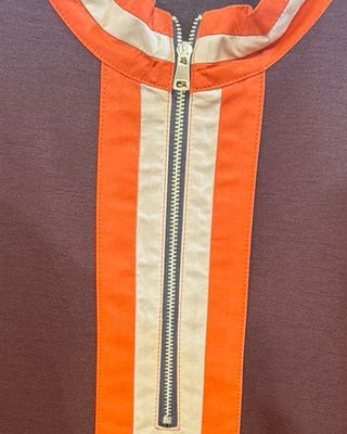 3/4 Zipper Short Sleeve Sporty Dress - Annie Jack TX