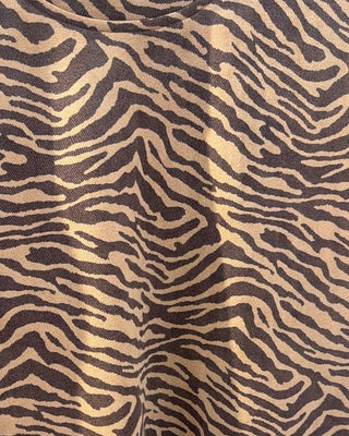 Zebra Print Faux Suede Shift Dress - Annie Jack TX