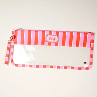 Mahjong Tile Keeper Pouch-Sicily Stripes - Annie Jack TX