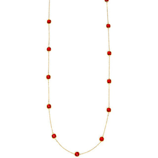 MultiColor Crystal Long Necklace - Annie Jack TX