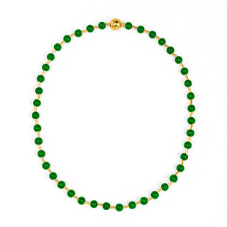 Glass Bead Magnet Short Necklace - Annie Jack TX