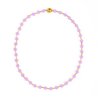 Glass Bead Magnet Short Necklace - Annie Jack TX