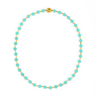 Glass Bead Magnet Short Necklace - Annie Jack TX