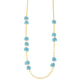 Lotus Leaf Long Necklace - Annie Jack TX