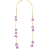Lotus Leaf Long Necklace - Annie Jack TX
