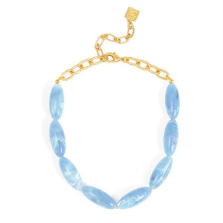 Glossy Resin Collar Necklace - Annie Jack TX