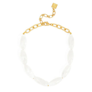 Glossy Resin Collar Necklace - Annie Jack TX