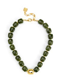 Tessa Puffy Square Short Necklace - Annie Jack TX