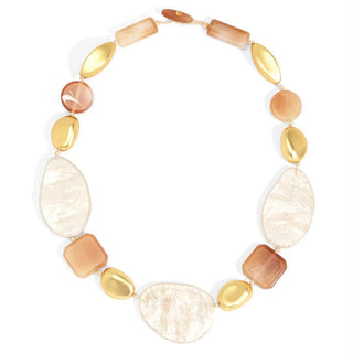 Estelle Mixed Stone Statement Short Necklace - Annie Jack TX